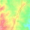 Mappa topografica Hillard, altitudine, rilievo