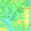 Mappa topografica Winston Park, altitudine, rilievo