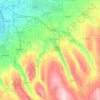 Mappa topografica Aurora, altitudine, rilievo