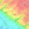 Mappa topografica Le Moulin de la Haie Mériais - Chef, altitudine, rilievo