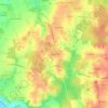 Mappa topografica Combabonet, altitudine, rilievo
