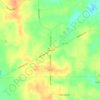 Mappa topografica Martin, altitudine, rilievo