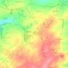 Mappa topografica Chevelu, altitudine, rilievo