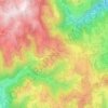 Mappa topografica San Bortolo delle Montagne, altitudine, rilievo