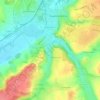 Mappa topografica Chesneau, altitudine, rilievo