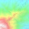 Mappa topografica La Martinica, altitudine, rilievo