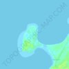 Mappa topografica Puro, altitudine, rilievo