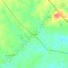 Mappa topografica Bear Creek, altitudine, rilievo