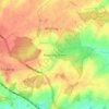 Mappa topografica Knotting Green, altitudine, rilievo