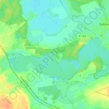 Mappa topografica Helmsrade, altitudine, rilievo