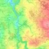 Mappa topografica La Bouétardais, altitudine, rilievo