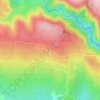 Mappa topografica Table d'orientation, altitudine, rilievo