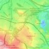 Mappa topografica Waverley Cottages, altitudine, rilievo