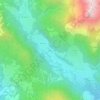 Mappa topografica Vollon, altitudine, rilievo