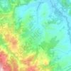 Mappa topografica Casciana Terme, altitudine, rilievo