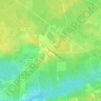 Mappa topografica Lulu, altitudine, rilievo