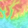 Mappa topografica La Marinière, altitudine, rilievo