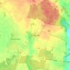 Mappa topografica Bergrade, altitudine, rilievo
