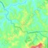 Mappa topografica Hoyorrico, altitudine, rilievo