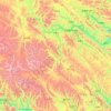 Mappa topografica 达日县, altitudine, rilievo