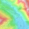 Mappa topografica València d'Àneu, altitudine, rilievo