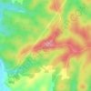 Mappa topografica Murry Hill, altitudine, rilievo