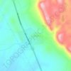 Mappa topografica Calamarca, altitudine, rilievo