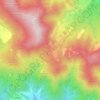 Mappa topografica Passo del Giogo, altitudine, rilievo
