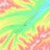 Mappa topografica 总堡乡, altitudine, rilievo