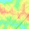 Mappa topografica Warfield, altitudine, rilievo