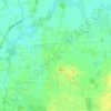 Mappa topografica Halenhorst, altitudine, rilievo