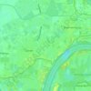 Mappa topografica Hulhuizen, altitudine, rilievo