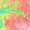 Mappa topografica Cerreto, altitudine, rilievo