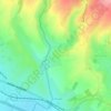 Mappa topografica La Bassée, altitudine, rilievo