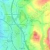 Mappa topografica Knowley, altitudine, rilievo