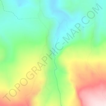 Mappa topografica Parque ecológico do Paredão, altitudine, rilievo