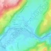 Mappa topografica Les Seignes, altitudine, rilievo