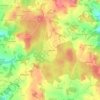 Mappa topografica Fondadouse, altitudine, rilievo