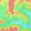 Mappa topografica Dront, altitudine, rilievo