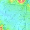 Mappa topografica Meadowlake, altitudine, rilievo