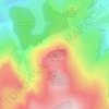 Mappa topografica Le Perche, altitudine, rilievo