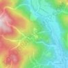 Mappa topografica Fielis, altitudine, rilievo