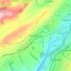 Mappa topografica Wheatley Lane, altitudine, rilievo