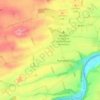 Mappa topografica New Horndean, altitudine, rilievo