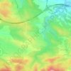 Mappa topografica La Cavayère, altitudine, rilievo