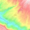 Mappa topografica Linandang, altitudine, rilievo