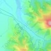 Mappa topografica Perșani, altitudine, rilievo