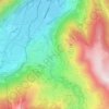 Mappa topografica Estensan, altitudine, rilievo