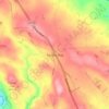 Mappa topografica Parsley Hay, altitudine, rilievo