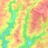 Mappa topografica Montléry, altitudine, rilievo